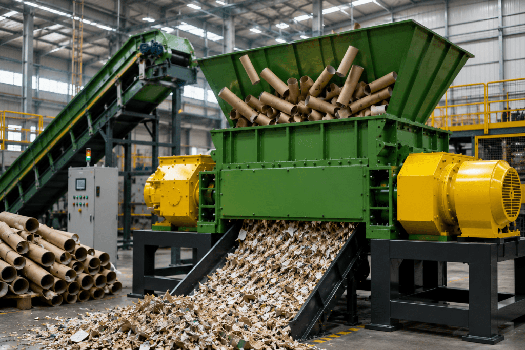 Paper Core Shredder