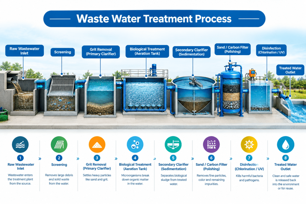 Waste Water Treatment Process