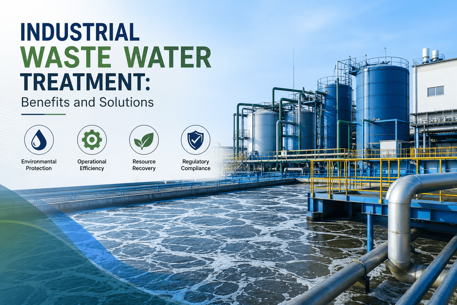 Industrial Waste Water Treatment Benefits and Solutions